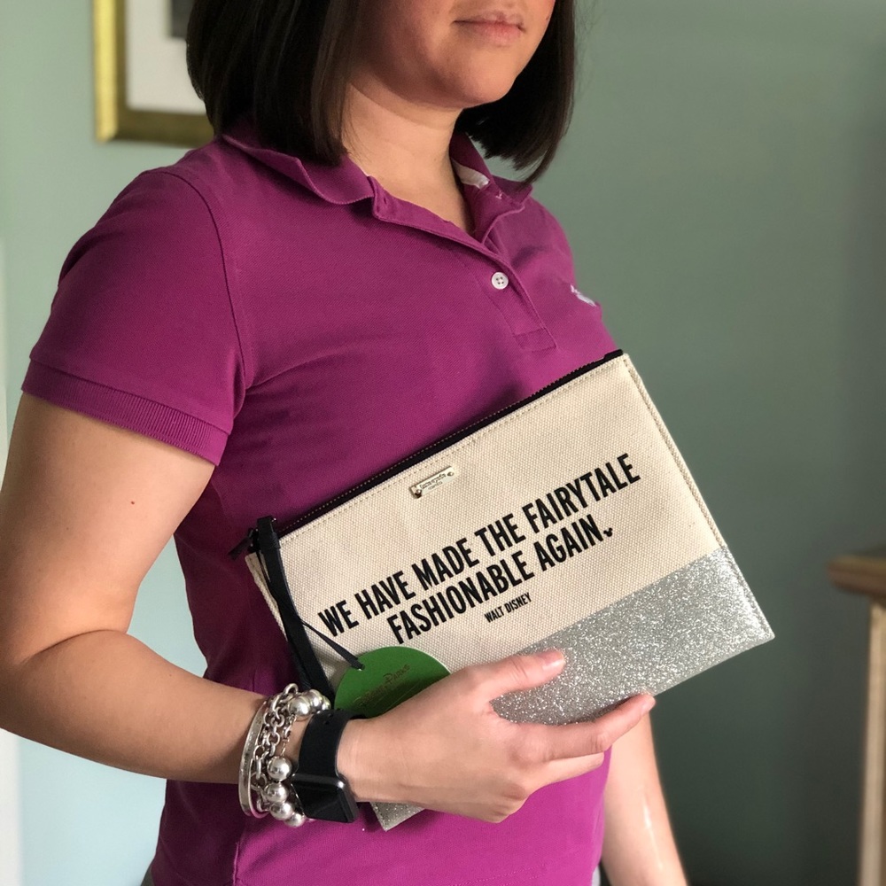 DISNEY x Kate Spade ♠️ Glitter Clutch